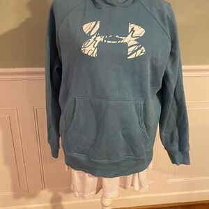 Under Armour Teal Hoodie with Logo